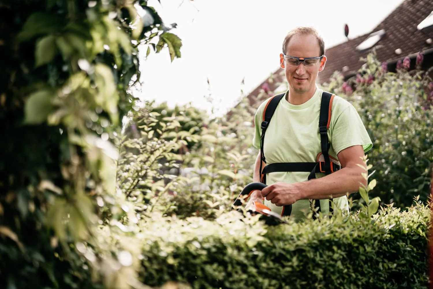 Einblick in einen Gartenbaubetrieb